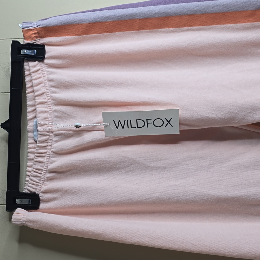 Wildfox Knox Grapefruit Stripes Joggers Medium - Picture 4 of 12